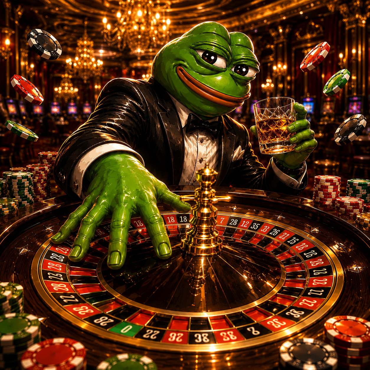 Roulette Pepe logo
